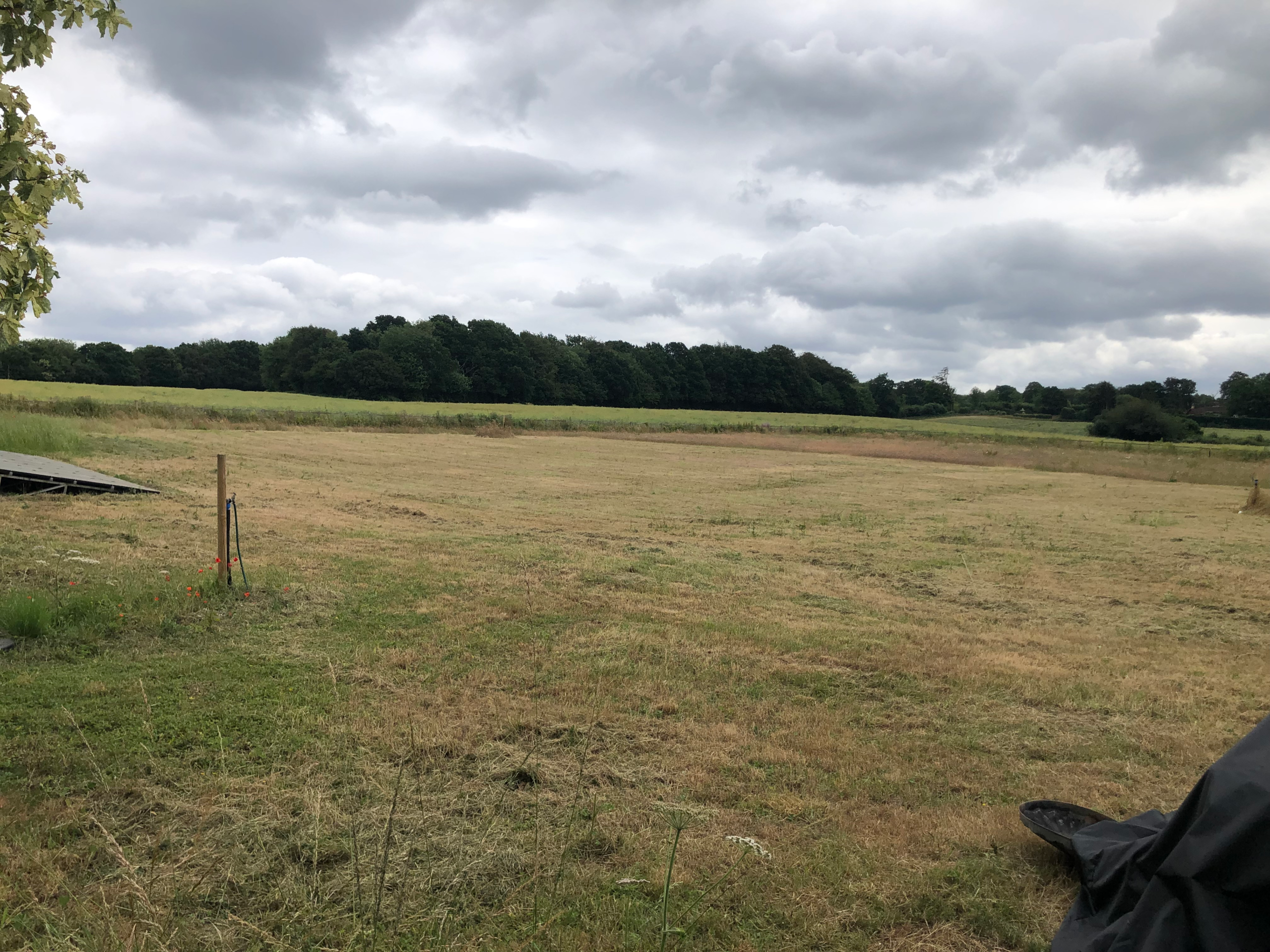 An empty, fallow field